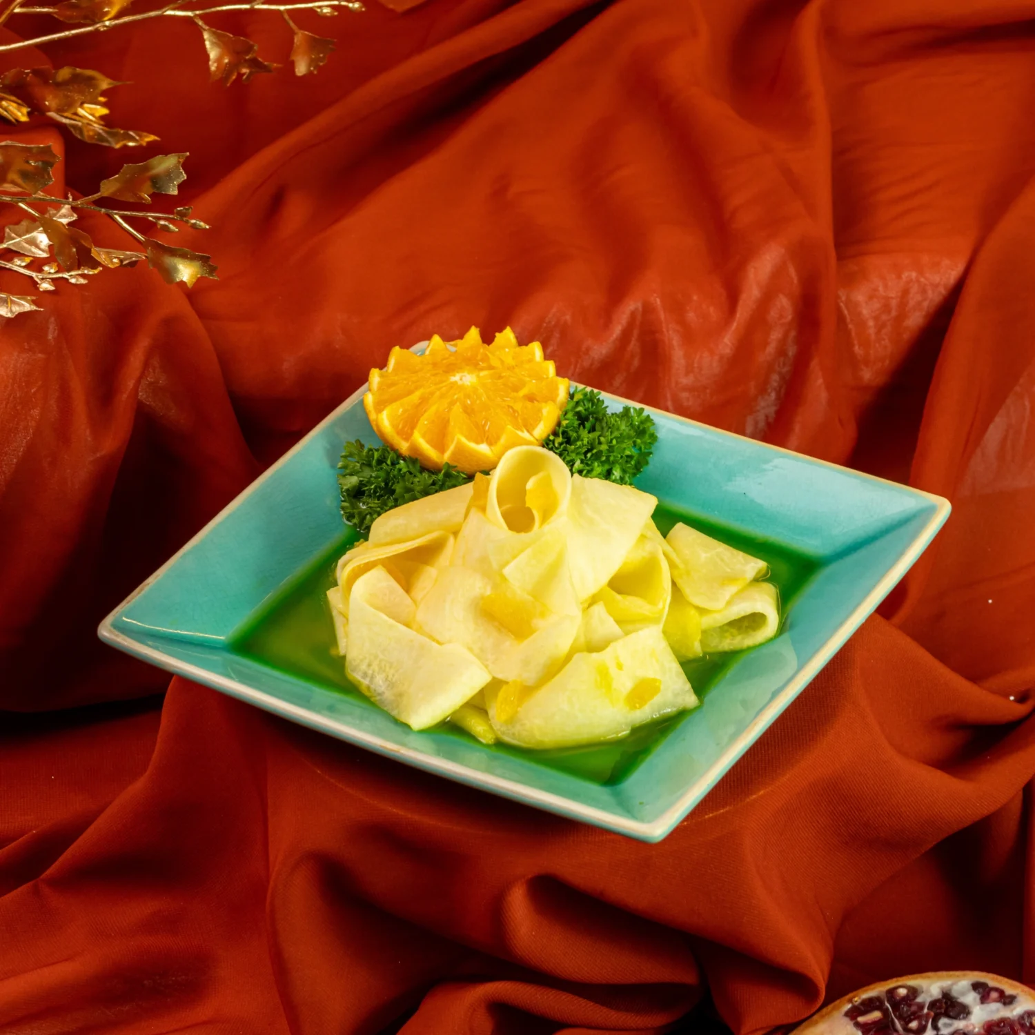 Tangerine Citrus Jicama Crisp (serves 4-6 pax)