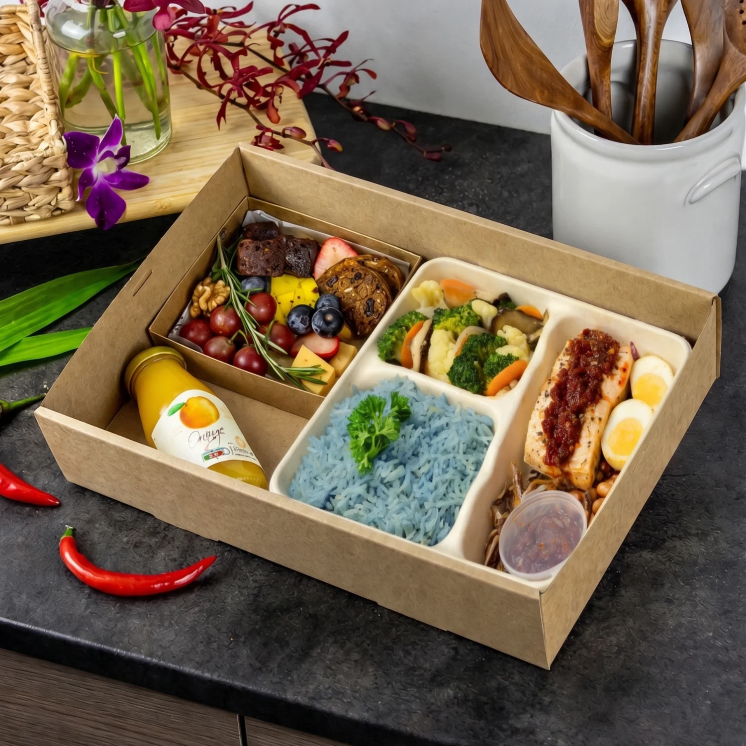 Appreciation Box - Nasi Lemak Bento with House-made Sambal Salmon
